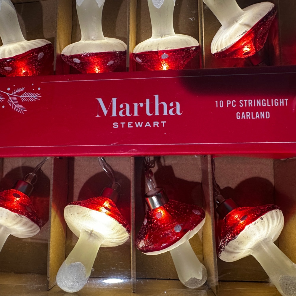 Martha Stewart Mushroom String Lights